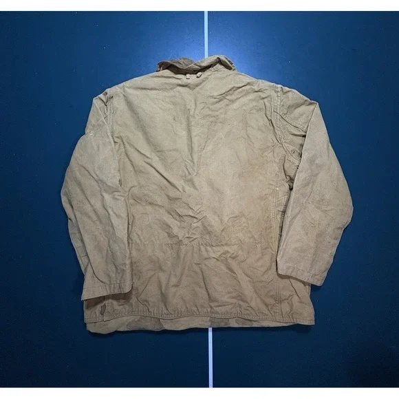 Vintage 50s American Field Hunting Jacket Mens XL Canvas Corduroy Chore 1950s